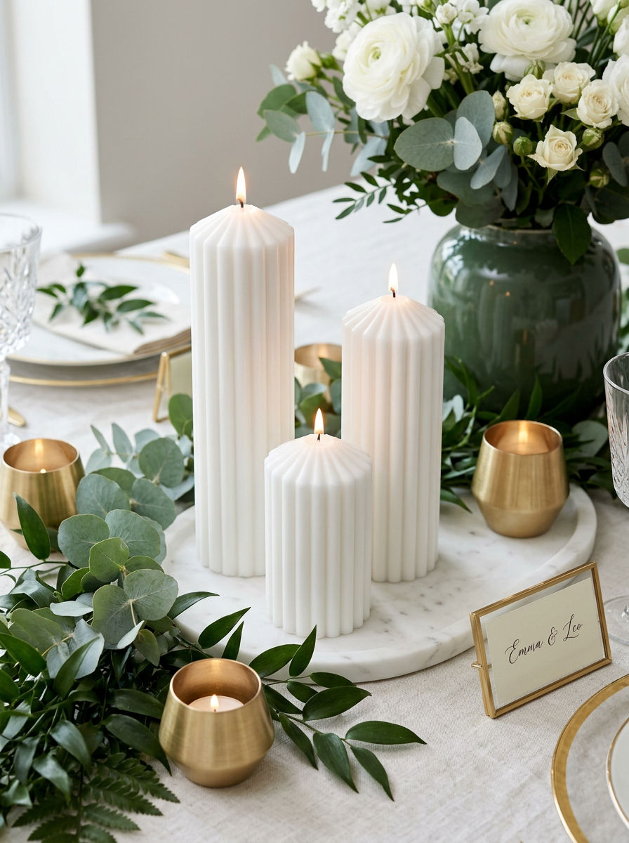 Athen | Handgegossene Kerzen zur Hochzeit