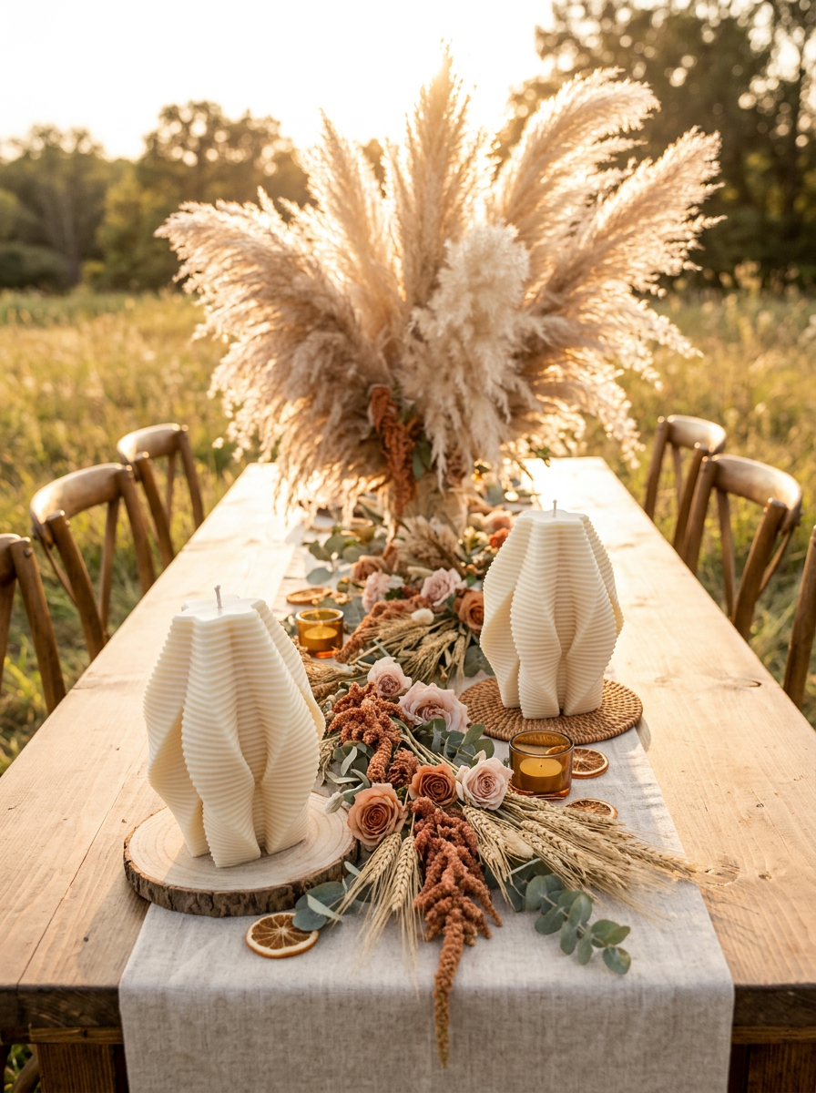 Ankor Wat | Handgegossene Kerzen zur Hochzeit