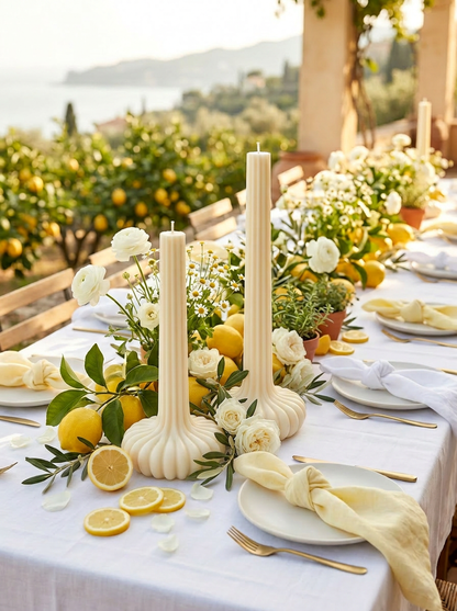 Zitrönchen | Handgegossene Kerzen zur Hochzeit
