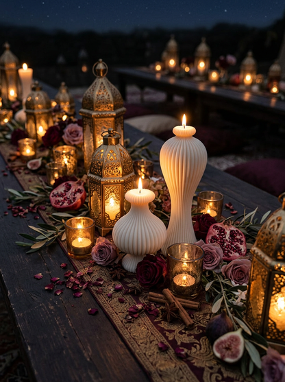 ORIENT | Handgegossene Kerzen zur Hochzeit